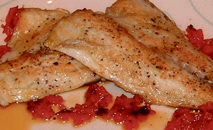 Dorada with Pepper Oil Dorada with Pepper Oil